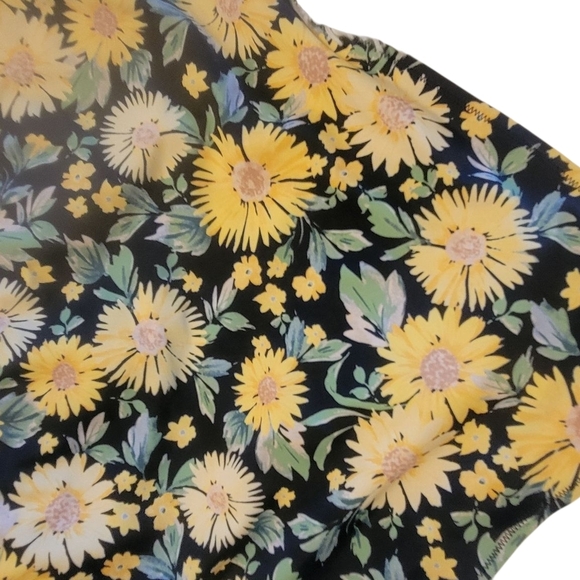 Old Navy Sunflower Print Floral Bikini Bottom Size 2X NWT - Picture 2 of 3